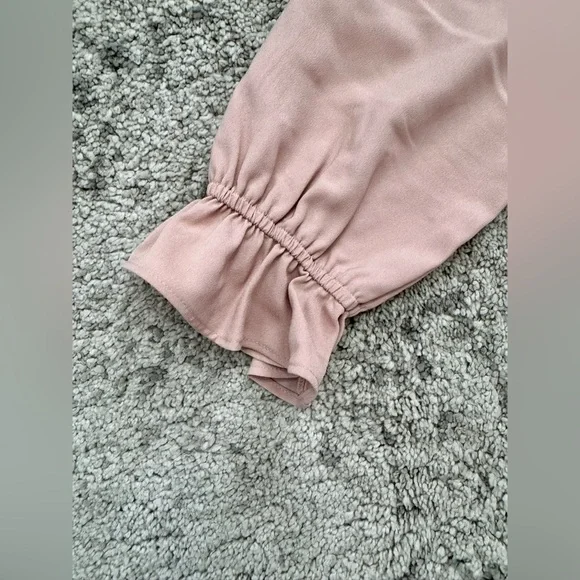 Womens J. Crew Blush Belted Button-Front Midi Dress NWT size 4 - Picture 4 of 7